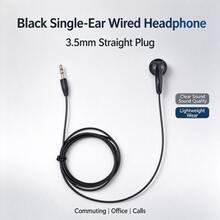 Lightweight 3.5mm Wired Earphones, Stable Direct Audio Connection ...