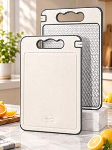 16 X 11 Inch Stainless Steel Kitchen Cutting Board, Double-Sided Metal Cutting Board With Non-Slip Edge And Handle, Easy To Clean, Suitable For Meat, Fish, Vegetables, Fruit, Bread, Home Kitchen Cooking And Meal Preparation - Multicolor - View 11