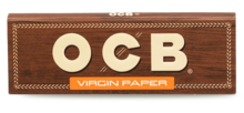 Avant OCB rökpapper 1/4 Brun OCB Virgin perforerade filterspetsar Låda 25 böcker - Visa 2