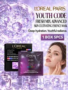 Mặt nạ tinh chất L'Oreal Youth Code Intensive Skin Energy, 5 miếng, dưỡng ẩm sâu, săn chắc & phục hồi, chống nhăn & làm dịu da - Mặt nạ tinh chất L'Oréal Youth Code Intensive Skin Energy 33g*5 - Xem 2