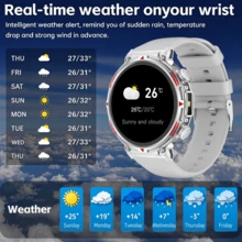 2026 New Smart Watch, Wireless Call/Dialing, Multiple Sports Modes, Call Reminder & Reject, Message Notification, Calendar/Stopwatch, Compatible With IOS/Android - View 5