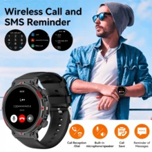 2026 New Smart Watch, Wireless Call/Dialing, Multiple Sports Modes, Call Reminder & Reject, Message Notification, Calendar/Stopwatch, Compatible With IOS/Android - View 2