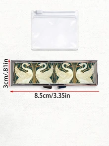 Vintage Swan Pill Box - Cute Pill Box, 7-Day Pill Organizer, Vitamin Storage Box, Jewelry Box, Vintage European Style Pill Box, Portable Pill Box, Travel Pill Box, Pill Organizer, Large Capacity Pill Box, Holiday Gift - Multicolor - View 8