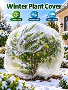 Plant Thermal Cover Winter Tree Frost Protection Cover Anti-Freeze Film Citrus Frost Protection Cover Transparent Plant Cold Protection Cover - Multicolor - View 2
