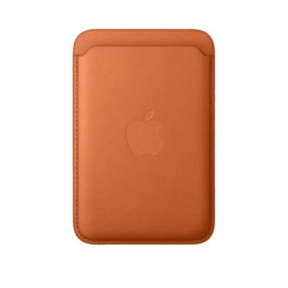 Apple FineWoven Wallet With MagSafe - Slim And Lightweight Magnetic Wallet - Orange