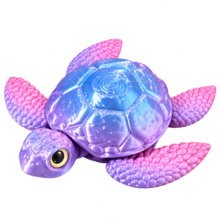 3D Printed Movable Joint Turtle, Smooth Joint Movement, Perfect Home Desktop Decoration, Car Interior Dashboard Decoration, Desk, Office Table Decoration, Prank Toy, Halloween, Christmas, Children's Day (Random Color) (Random Eye Color) - Multicolor - View 11