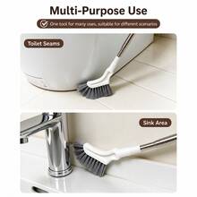 Extendable Crevice Cleaning Brush, Suitable For Bathrooms, Kitchen Edges, Windowsills, Corners, And Tile Grout Lines. - A - View 12