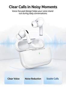 Wireless Earbuds, Bluetooth 5.4, Smart Touch Control, Ultra Long Battery Life, Compatible With Android And IOS, Includes Packaging And Manual - View 1