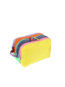 Dopamine Style Color Block Toiletry Bag, Multi-Compartment Design, Portable Travel Toiletry Storage Bag - Multicolor - View 14