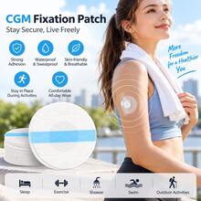 20/50pcs Waterproof & Sweat-Proof Sensor Adhesive Patches, Non-Slip Sticky Sensor Fixing Patches, Invisible & Seamless Fixing Patches For Sports, Fitness And Muscle Training - Multicolor - View 3