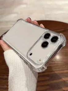 2件裝透明手機殼，吸震氣墊四角設計，全鏡頭保護，高透明彈性 TPU 材質，適用於 iPhone 18 Pro Max/18 Pro/17 Pro Max/17 Pro/17 Air/17/16 Pro Max/16/15 Pro Max/15/14/13/12/11 系列 - 透明2 - 查看 3