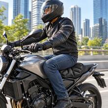 Motorcycle Seat Cushion, Front And Rear Comfortable Pad, Universal Shock-Absorbing Breathable Non-Slip Lycra Material, Suitable For Motorcycles And Scooters, Motorcycle Essential - A - View 4