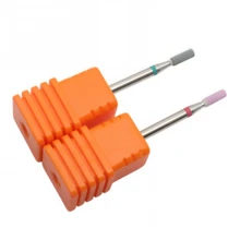 Easy Nail 1Pc Quartz Nail Drill Bit, Green/Red Mark Options, Flat Grinding Head For Electric Manicure Nail Drill - Multicolor - View 7