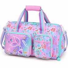 Túi duffel thể thao cho trẻ em dùng cho tập gym, bơi lội, hoạt động ngoài trời và du lịch - Hồng - Xem 8