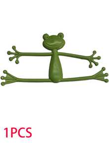 10pcs/5pcs/1pc Frog-Shaped Plant Stand With Movable Limbs, Suitable For Potted Plants, Succulents And Small Greenery. Great For Living Room, Balcony, Study And Office. Made Of Durable PP Material - Multicolor - View 12