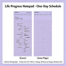 PaperMore Life Progress Series 3 Writable Sticky Notes Minimalist Planner Memo Pads For Notebooks, Journals, Planners, Back To School Season - one-size - View 15