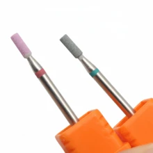 Easy Nail 1Pc Quartz Nail Drill Bit, Green/Red Mark Options, Flat Grinding Head For Electric Manicure Nail Drill - Multicolor - View 8