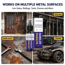 JAYSUING Metal Rust Remover, Fast Rust Removal Cleaning And Protection, Restore Shine, Compatible With Most Metal Substrates, Can Be Used As Primer, Suitable For Iron Gates, Railings, Tools And Vehicle Frames And Other Metal Parts - Liquid - View 6