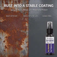 JAYSUING Metal Rust Remover, Fast Rust Removal Cleaning And Protection, Restore Shine, Compatible With Most Metal Substrates, Can Be Used As Primer, Suitable For Iron Gates, Railings, Tools And Vehicle Frames And Other Metal Parts - Liquid - View 7