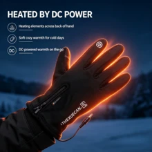 RAF USB Electric Heated Warm Gloves, Anti-Slip Waterproof For Delivery ...