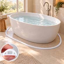 1pc 1m/39.37in Self Adhesive Water Barrier Strip, Floor Water Stopper, Splash Block For Shower Space, Bathroom, Kitchen And Wet Area, Room Water Separator To Block Splashing And Prevent Water Spread On Indoor Surfaces - A - View 3