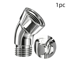 1pc 135° Handheld Shower Swivel Joint, G1/2 Universal Connector With Sealing Washer, Easy Installation, Suitable For Bathroom Shower Upgrade, Practical Bathroom Gift - Shower Head Accessories - View 10
