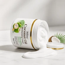 Krim Wajah Minyak Kelapa 6-in-1 dengan Lidah Buaya, Kolagen, Vitamin E, dan Niacinamide, Membantu Meningkatkan Kekencangan dan Elastisitas Kulit, Cocok untuk Penggunaan Sehari-hari pada Wajah dan Leher, Cocok untuk Semua Jenis Kulit - Krim pengencang wajah - View 10