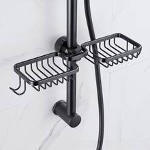 1 Set Stainless Steel Bathroom Shower Head Holder, Kitchen Faucet Storage Rack (Random Clip Style), Stainless Steel Shower Caddy, Sink Storage Rack, Bathroom Shower Storage Rack, Bathroom And Kitchen Storage, Kitchen Faucet Storage Rack - A - View 6