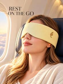 Travel Sleep Eye Mask - Soft Light-Blocking, Unisex Design For Airplane, Train, Office And Home Rest, Comfortable To Wear, Portable And Easy To Carry, Ideal For Travel, Relaxation, Improving Sleep Quality And Long-Distance Trips - A - View 4