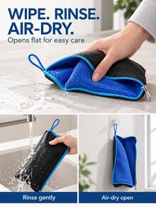 1pc Umbrella Storage Bag, Waterproof Folding Umbrella Pouch With Absorbent Lining, Zipper Closure And Hanging Loop, Reusable Wet Umbrella Cover For Travel, Car And Daily Commute, Umbrella Not Included - A - View 5
