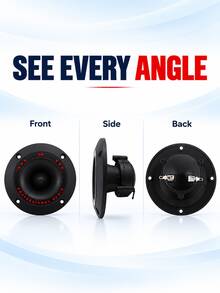 2pcs Car Audio Tweeter Speakers, High Sensitivity High Output, Crystal Clear High Frequency, Wide Frequency Response, Easy Installation, Universal Car Audio Tweeter Upgrade Accessories - Megaphone - View 5