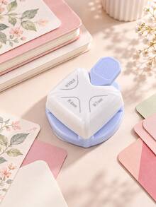 1 buah alat pemotong dan pelubang sudut kertas 3-in-1, ukuran R4mm, R7mm, R10mm untuk pembuatan buku tempel dan kerajinan tangan DIY. - MultiWarna - View 5