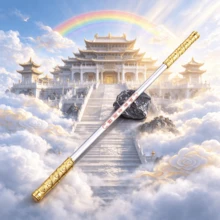 1pc Sun Ruyi Jingu Bang Toy Journey To The West 4-Piece Set Zinc Alloy Full Metal Texture Dinghai Shenzhen - Multicolor - View 7