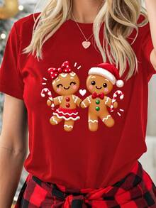 Women T-Shirts - Red - View 8