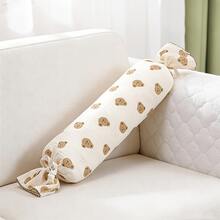 1pc Cute Long Bolster Pillow For Leg-Hugging Side Sleeping, Dopamine-Inspired Internet-Famous Cushion, Large Backrest For Sofa, Suitable For Sofa And Bed (Rectangular, Zipper Closure, Machine Washable, Fits Multiple Sizes), Christmas, Holiday Gift - A - View 15