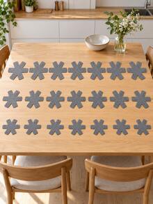 21pcs/9pcs/1pc Hexagonal Felt Heat Insulation Pads, Non-Stick Felt Pot Mats, Scratch-Resistant Heat-Resistant Pot Insulation Pads, Coasters, Anti-Dirt Anti-Slip Placemats, Reusable, Suitable For Kitchen Storage And Organization, Household Kitchen Pot, Bowl, Plate And Other Tableware Classification And Stacking, Dining Table Heat Insulation And Anti-Stain (26/35/38cm, 1mm Thickness) - View 10