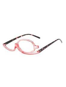 1pc Rotatable Flip-Up Makeup Glasses, Durable Multifunctional Eye Makeup Assistant Tool, Portable Makeup Glasses, Suitable For Applying Mascara And Eyeliner, Women's Beauty Product, Suitable For Daily And Travel Use - Multicolor - View 25
