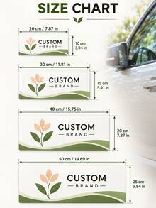 Custom Car Magnetic Signs, Personalized Logo Suitable For Cars, Trucks, Waterproof Design, Promote Your Business Vehicle, Professional Printing And Die-Cutting - Multicolor - View 4