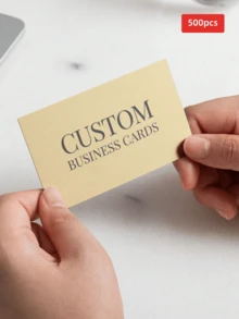 1/60/100/200/500 pcs Kartu Nama Bisnis Kustom yang Dipersonalisasi, Logo & Teks yang Dapat Disesuaikan, Kartu Keanggotaan Komersial Cetak Dua Sisi, Kartu Hadiah Ucapan Terima Kasih untuk Orang Tua, Teman, Kolega, Natal, Tahun Baru, Musim Kembali ke Sekolah - Multiwarna 1 - View 19