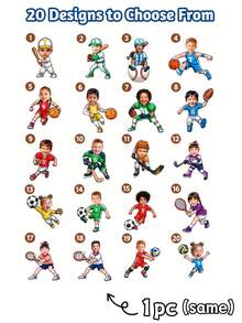 1/10/25/50/100/150pcs Personalized Face Cupcake Toppers - Personalized Photo Face - Custom Party Decorations, Party And Celebration Decor, Custom Ball Theme Cupcake Toppers, Suitable For Any Sports Theme Party - Multicolor 2 - View 41