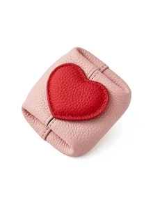 Heart-Shaped Coin Purse, Multi-Functional Portable Storage For Coins, Jewelry, Earphones, Suitable For Home Organization, Daily Commute, Travel, Business Trips, Holiday And Anniversary Gifts, Unisex - Multicolor - View 13