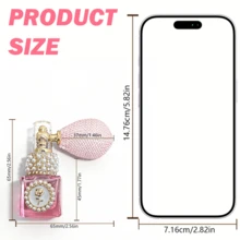 1pc Vintage Rose Rhinestone Pearl Refillable Atomizer Perfume Bottle, Leak-Proof Portable Spray Bottle, High Cost-Effective Gift, Suitable For Travel, Mini Perfume, Travel Bottle Set, Spray Bottles - Multicolor - View 10