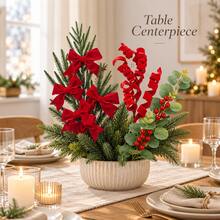 Christmas Flower Picks 3PCS A B C D E F Mixed Branches For Holiday Decoration - Multicolor - View 8