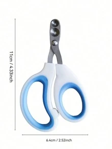 Pet Nail Clippers For Cats & Small Dogs, Dual Round Hole Nail Trimmer, Stainless Steel Sharp Blade Non-Slip Grip Pet Claw Cutting Scissors, Beginner Friendly Pet Grooming Tool - View 8