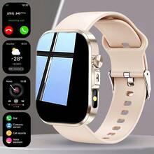 New Full Touch High Definition Fashion Smart Watch, Supports Wireless Calling Function, Compatible With Android And IOS Phones, Perfect Gift For Women - Multicolor - View 1