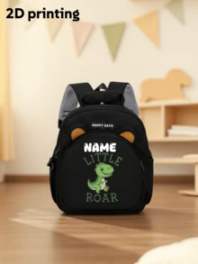 Mochila personalizada de oso de peluche mini para volver a la escuela, diseño de bloques de color, gráfico lindo de oso de fútbol en el frente, nombre personalizable, adecuada para la escuela, clase de baile o viajes, regalo de cumpleaños, regalo de Navidad, estilo estético - Multicolor - Ver 33
