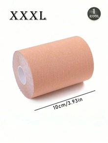 1/2 Roll Invisible Self-Adhesive Breast Lift Tape; Disposable, Trace-Free, Self-Adhesive Breast Lift Tape (Nipple-Concealing) - Khaki - View 15