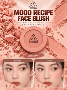 3CE Classic Solid Color Blush #Peach Orange, 3g Sample/5.5g Full Size, Easy To Blend, No Flying Powder, Natural Peach Beige, Layerable, Suitable For Yellow And Fair Skin Tones - Classic Single Color Blush Mood Series #Peach Orange - View 11