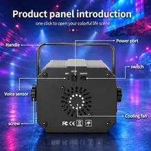 RGB Disco Magic Ball Light, Voice Controlled DJ Party Light, USB Powered Laser Projector Light, Multi-Mode Stage Lighting With Remote Control, Metal Shell, Suitable For Home Parties, Birthdays, Wedding Decorations, Halloween, Christmas - R11 - View 8