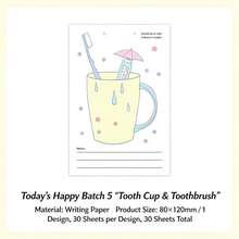 PaperMore Sticky Notes Today's Happiness 5-Pack Adhesive Memo Pads For Planner Wall Decor Message Memo Suitable For Notebook, Diary, Planner, Back To School Season, School Opening Season - one-size - View 11